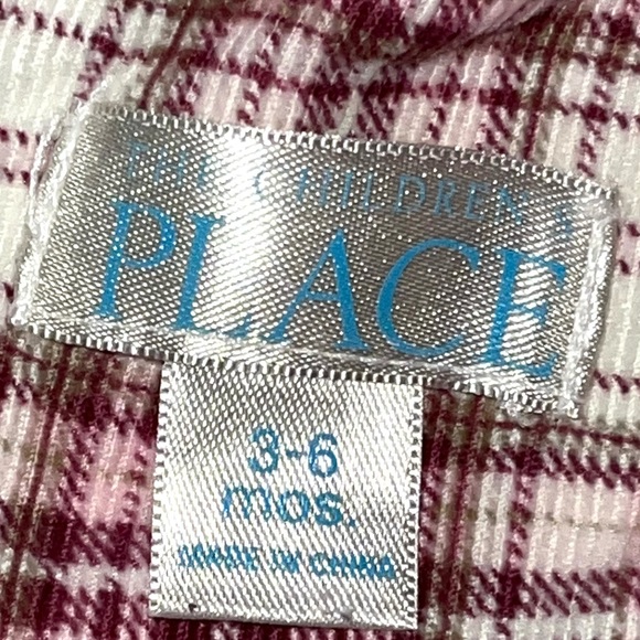 The Children's Place Plaid Corduroy Dress with Matching Diaper Cover 3-6‎ Months - Picture 8 of 11